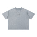 Mineral Wash Boxy Cotton T-Shirt